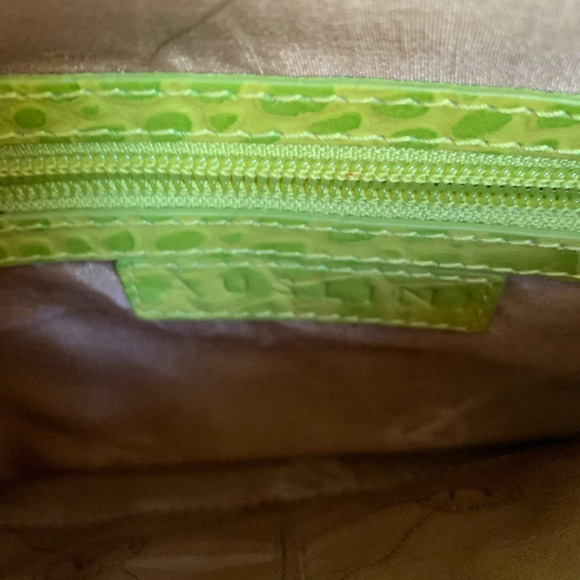 AUSLINI Envelope clutch. Green alligator crocodile leather purse bag - Picture 8 of 8